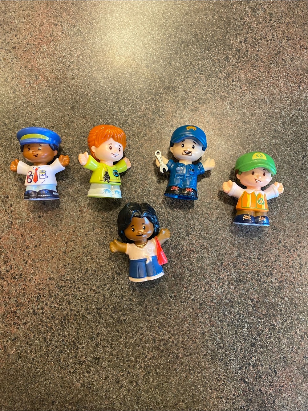 Fisher-Price Little People Multicolor Community Friends Toy Figures Set of 5